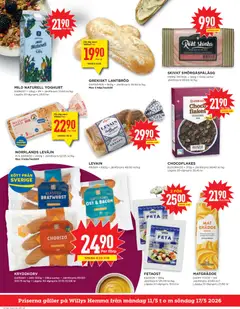 Willys erbjudanden Hemma - Förhandsvisning av reklamblad från butik Willys aktuell från 11.05.2026 | Sida: 2 | Produkter: Fetaost, Skinka, Chorizo, Grädde