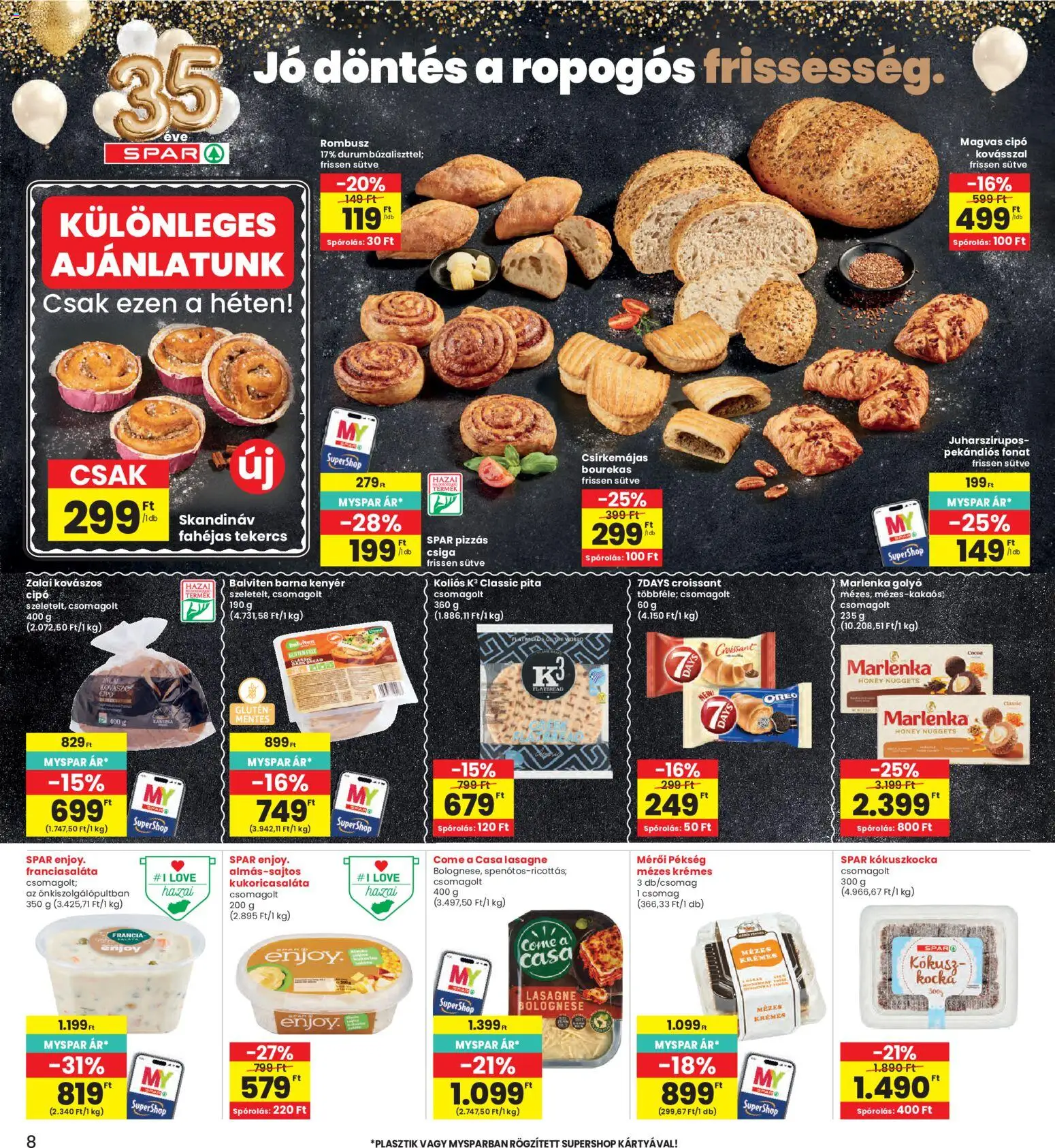 Interspar akciós ujság - amely érvényes a következő dátumtól: 2026.10.15. | Oldal: 8