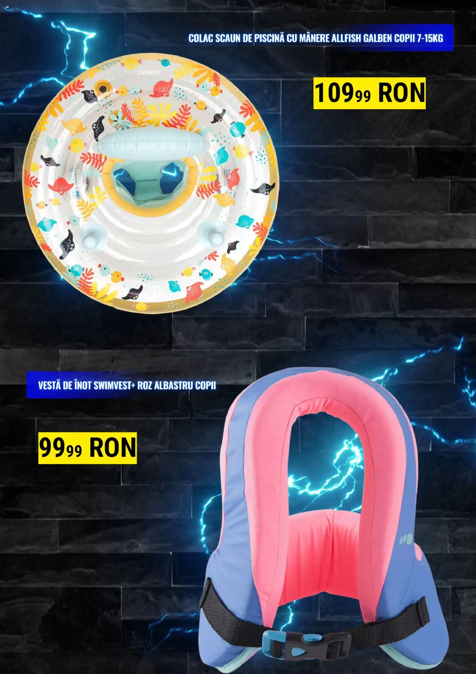 Noul catalog Decathlon – valabil de la 01.07.2026 | Pagină: 4 | Produse: Piscină, Scaun, Vestă