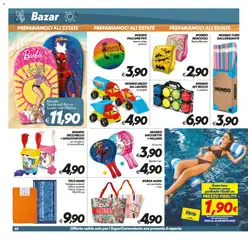 Anteprima del volantino SuperConveniente volantino valido a partire dal 19/06/2026 | Pagina: 22 | Prodotti: Braccioli, Amaca, Tubo, Pallone