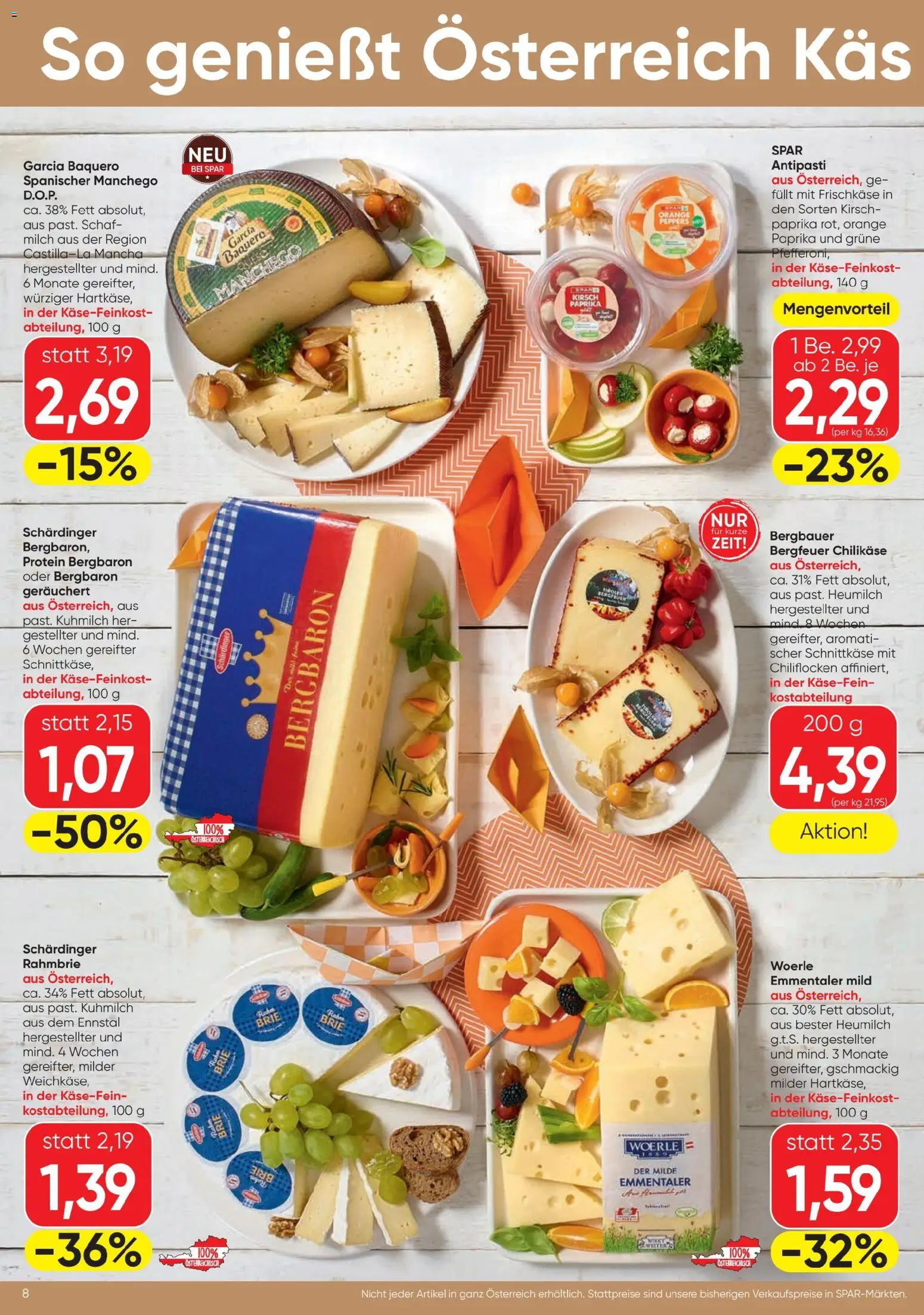 Spar - Flugblatt gültig ab 30.07.2026 | Seite: 8 | Produkte: Milch