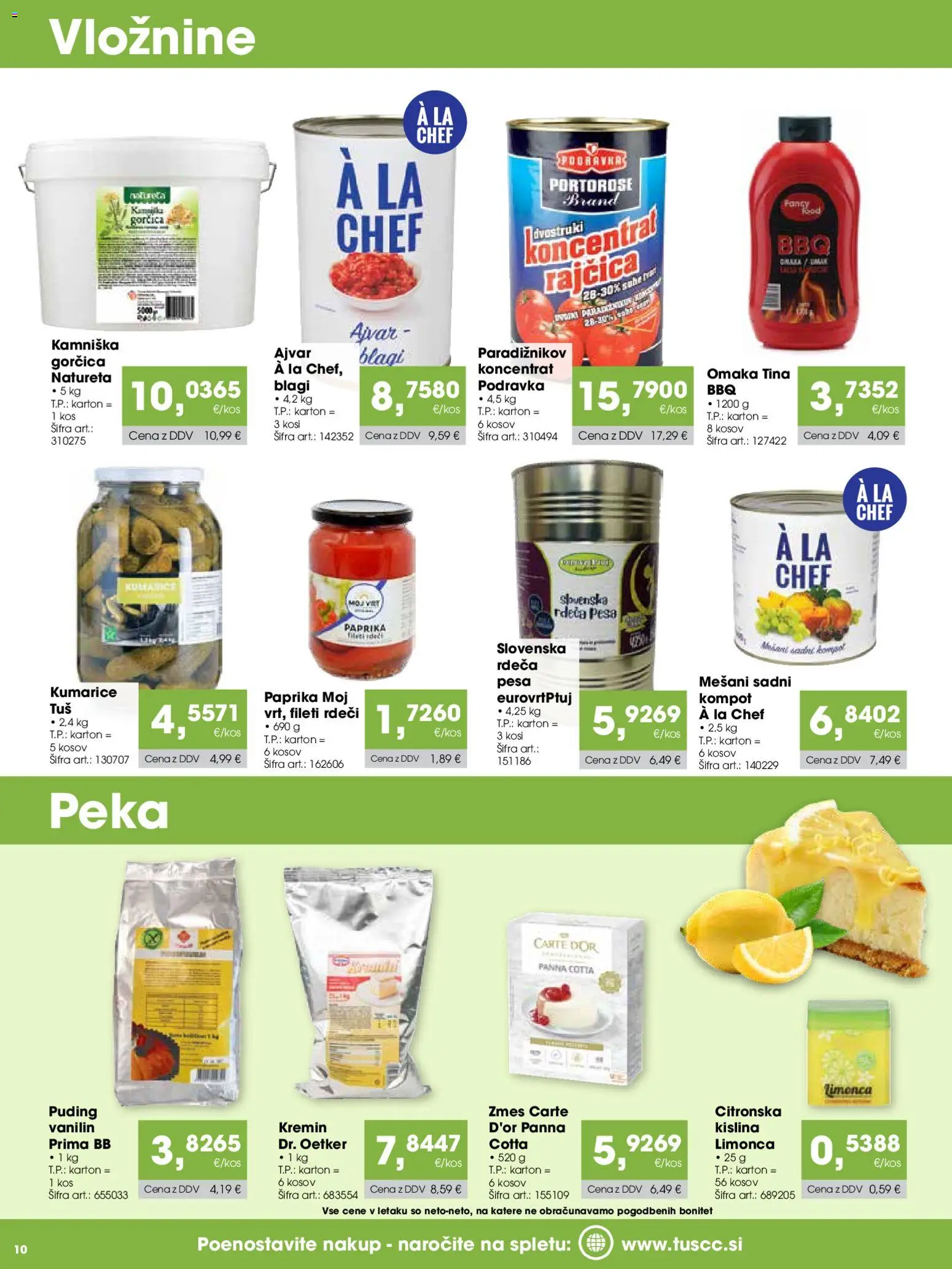 Novi Tuš katalog ponudbe – veljaven od 15.05.2026 | Stran: 10