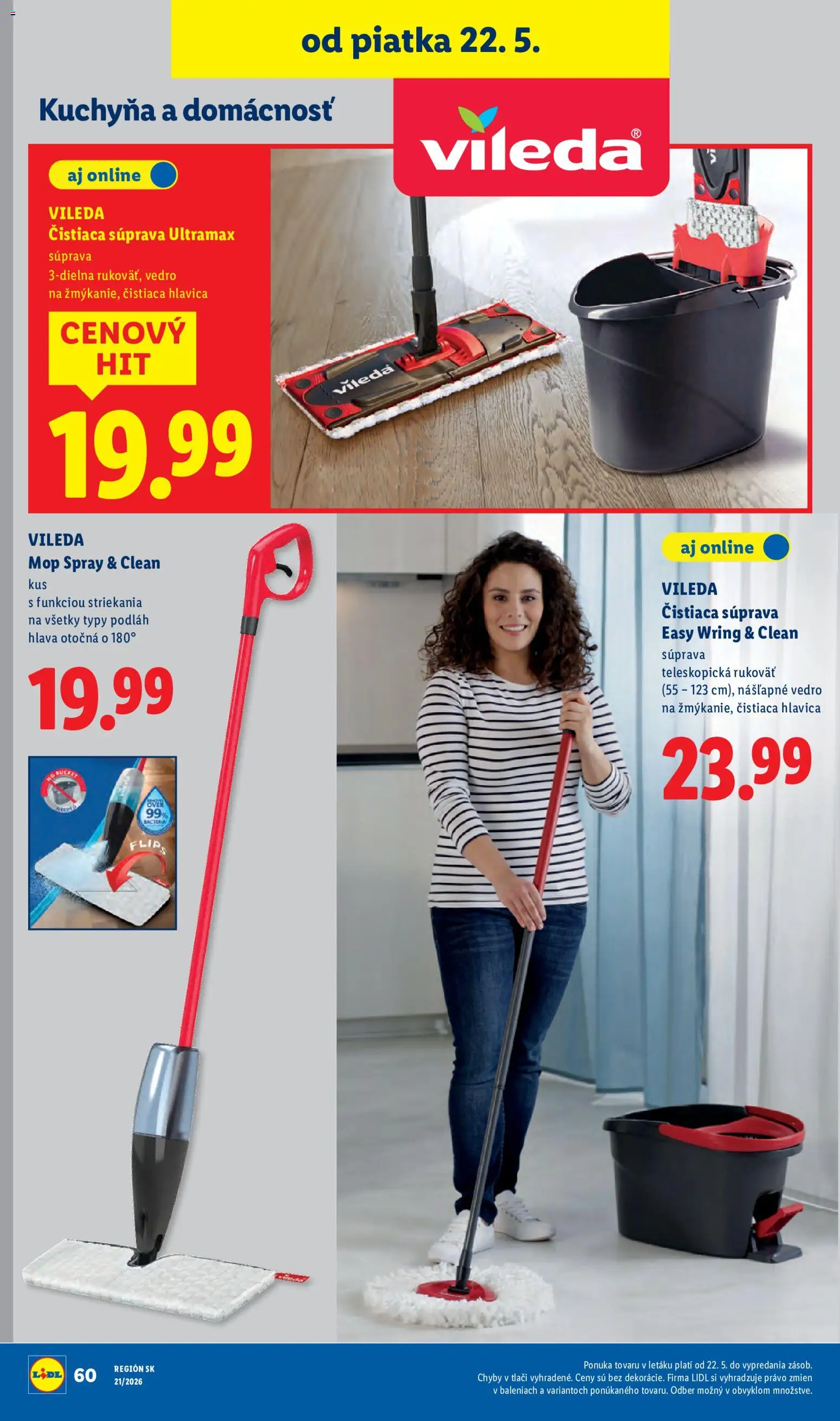 Nové Lidl akcie – leták je platný od 18.05.2026 | Strana: 90 | Produkty: Kuchyňa, Mop