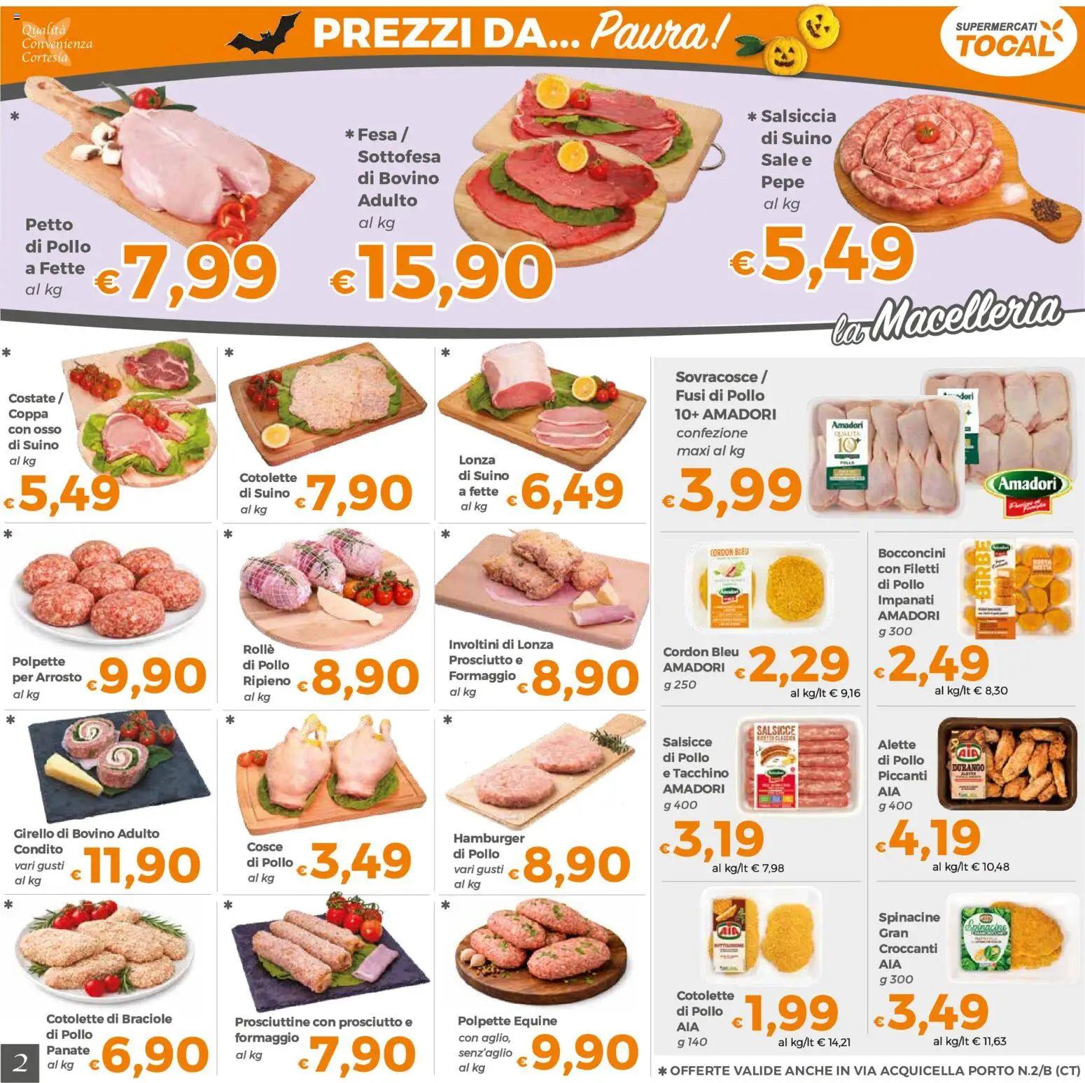 Volantino Tocal del 20/10/2026 | Pagina: 2 | Prodotti: Arrosto, Formaggio, Prosciutto, Girello