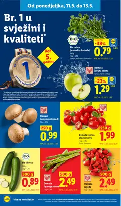 Domaća rajčica snack cherry, 250 g Domaća rajčica snack cherry, Sorta: Ternetto - Pregled kataloga iz trgovine Lidl, vrijedi od 11.05.2026 | Stranica: 2