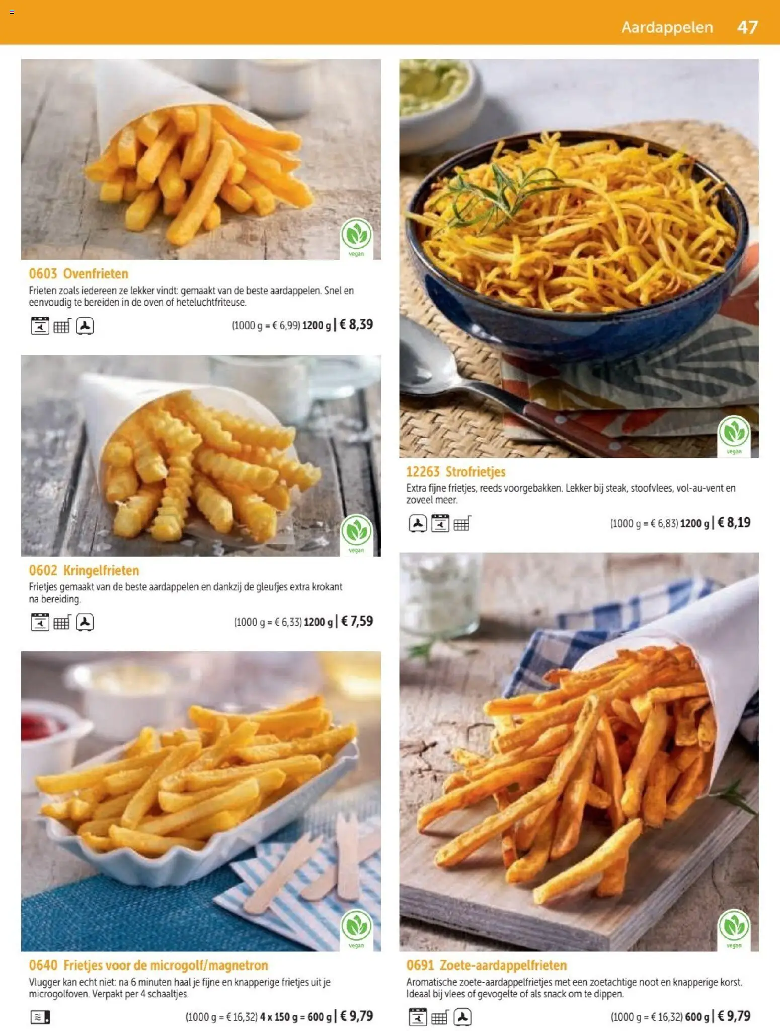 {H1} | Pagina: 47 | Producten: Vlees, Aardappelen, De oven, Gevogelte