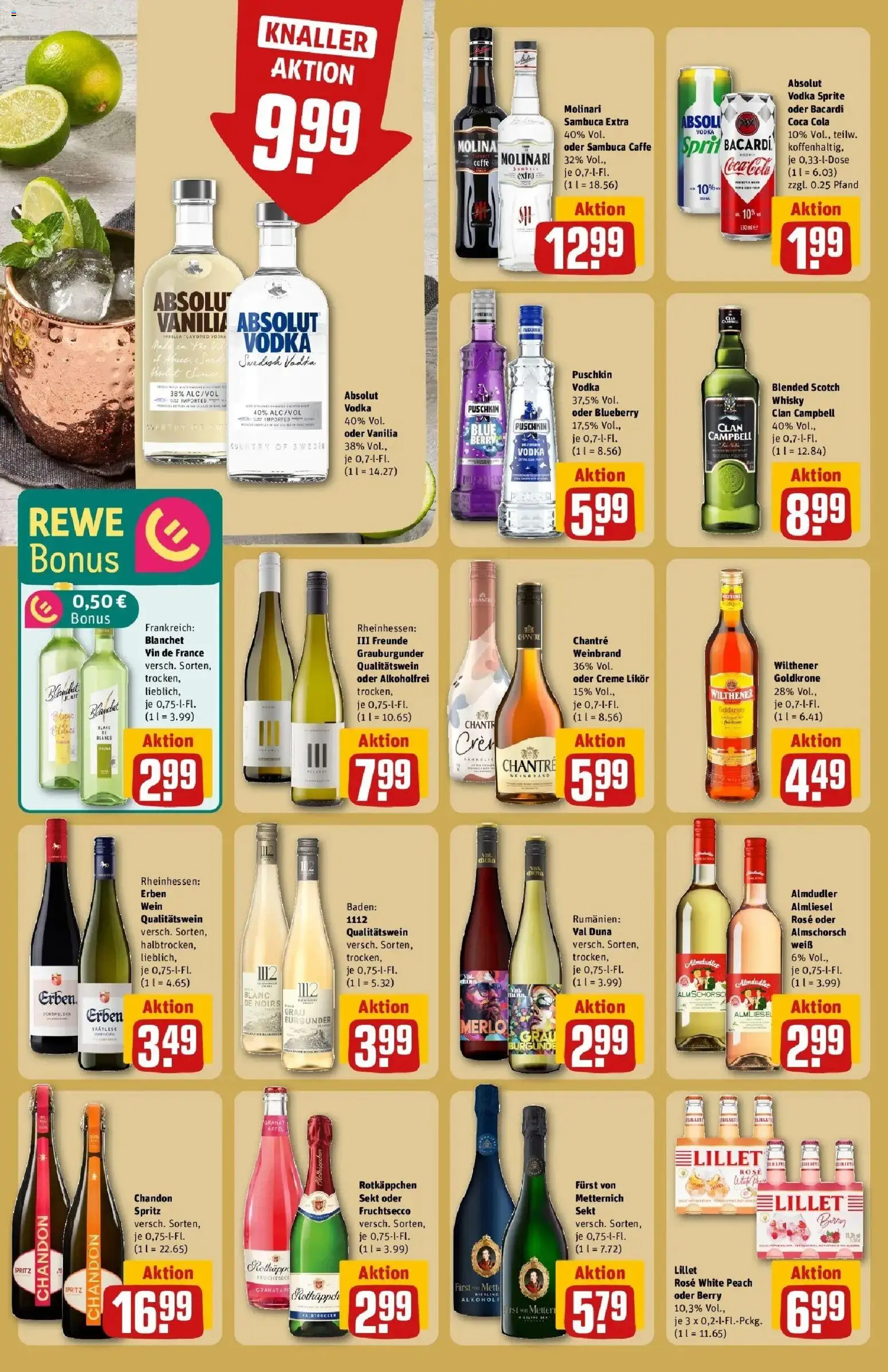 Rewe Prospekt Buxtehude – gültig ab 17.05.2026 | Seite: 26 | Produkte: Whisky, Sprite, Fruchtsecco, Rotkäppchen