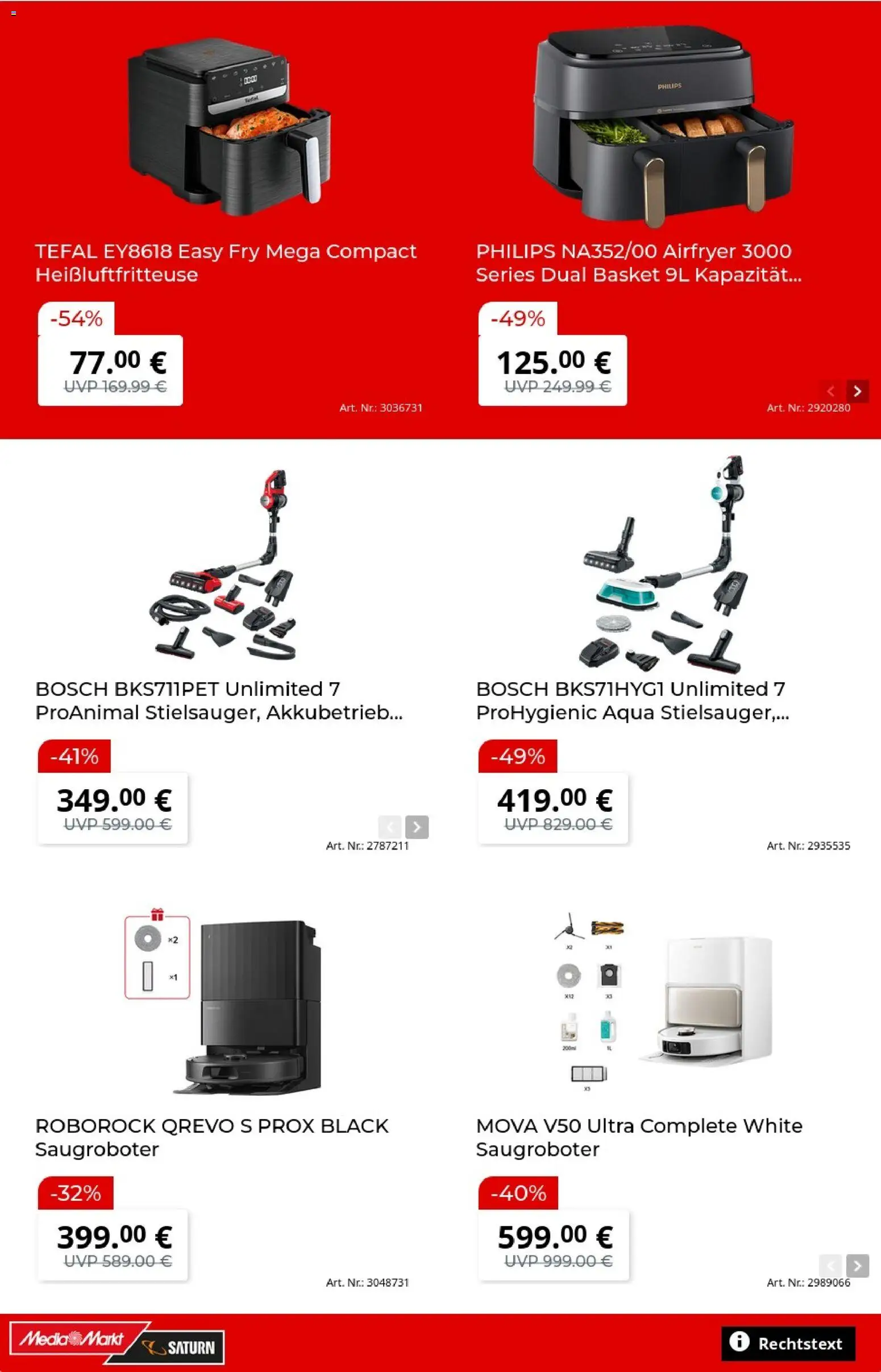 Media Markt Prospekt – gültig ab 07.09.2026 | Seite: 14 | Produkte: Bosch, Philips, Heißluftfritteuse