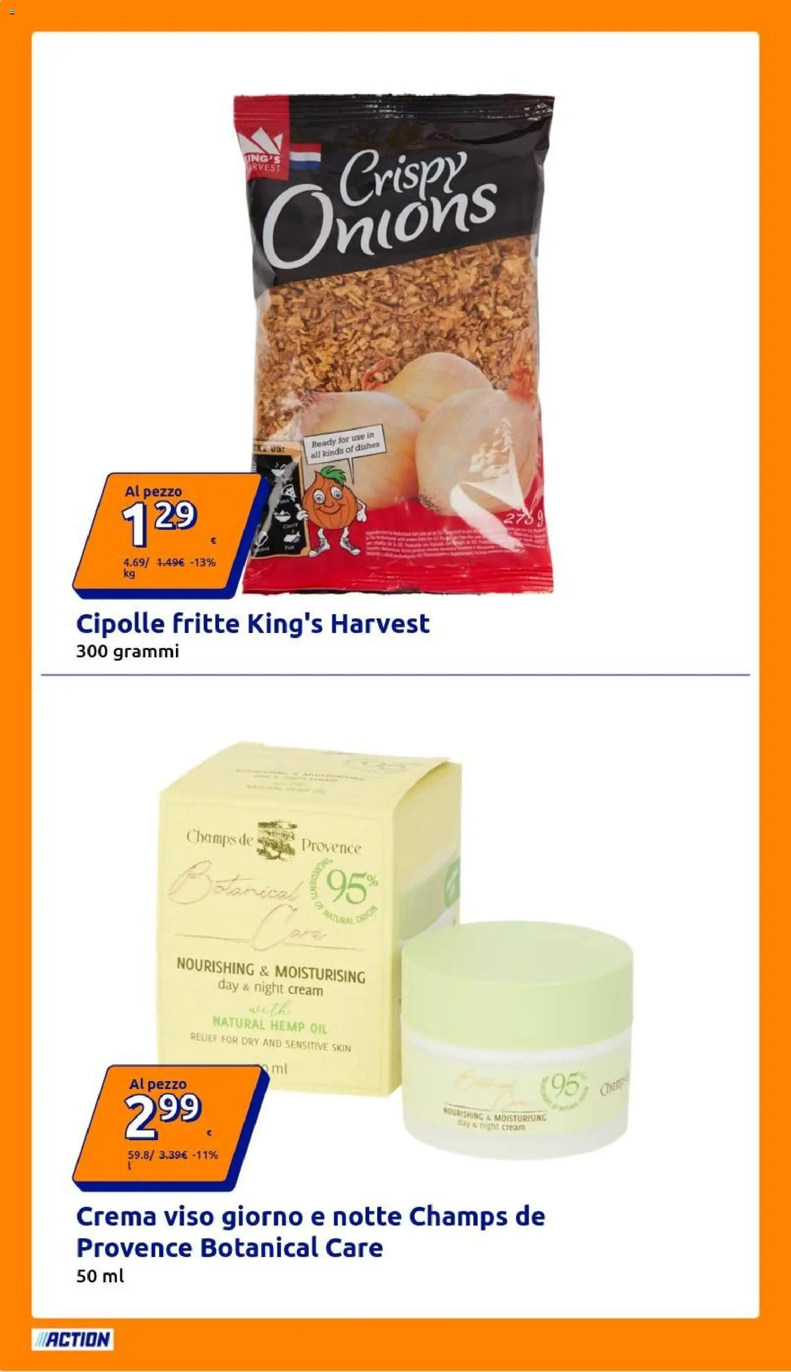 Volantino Action del 07/10/2026 | Pagina: 16 | Prodotti: Crema, Crema viso, Cipolle