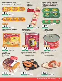 KTC Katalog široke potrošnje - Pregled kataloga iz trgovine KTC, vrijedi od 14.10.2026 | Stranica: 9