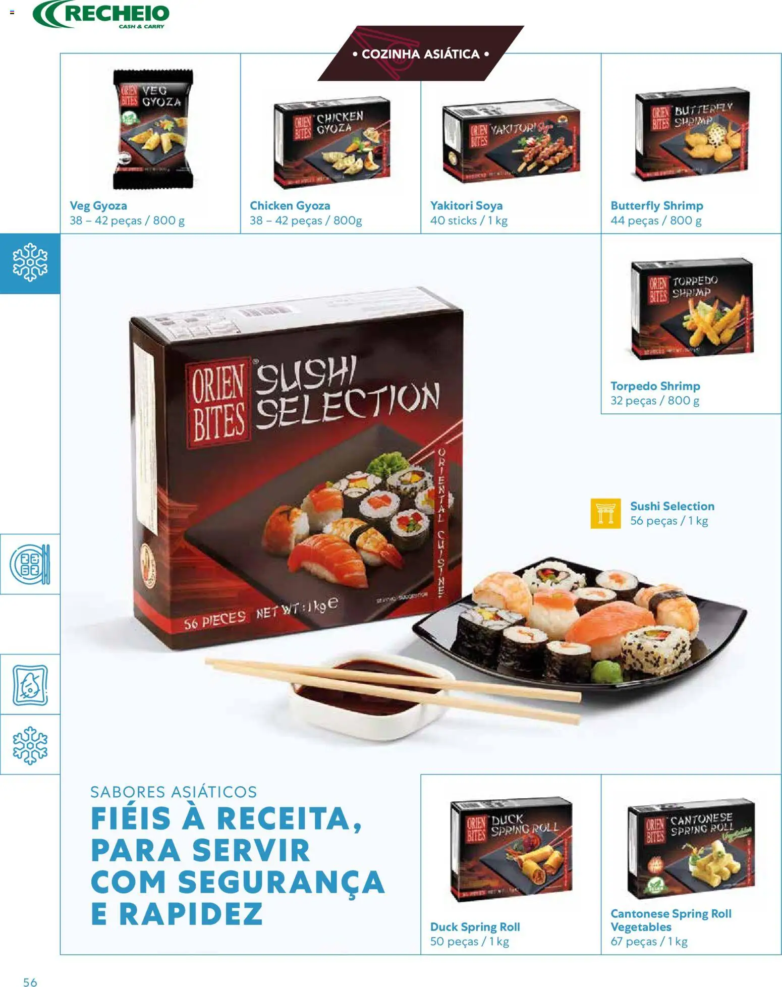 Recheio - Catálogo de Alfragide │ válido de 16/03/2026 | Página: 56 | Produtos: Sushi