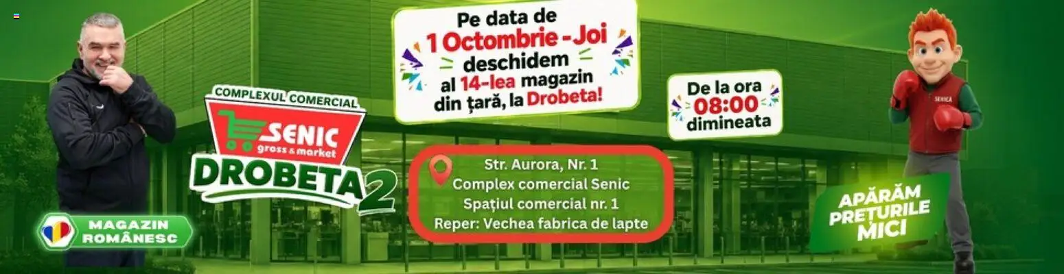 Noul catalog Senic – valabil de la 24.09.2026 | Pagină: 2 | Produse: Mici, Lapte