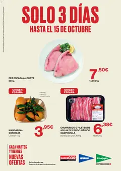 Vista previa Supercor Península y Baleares válido desde el 13/10/2026