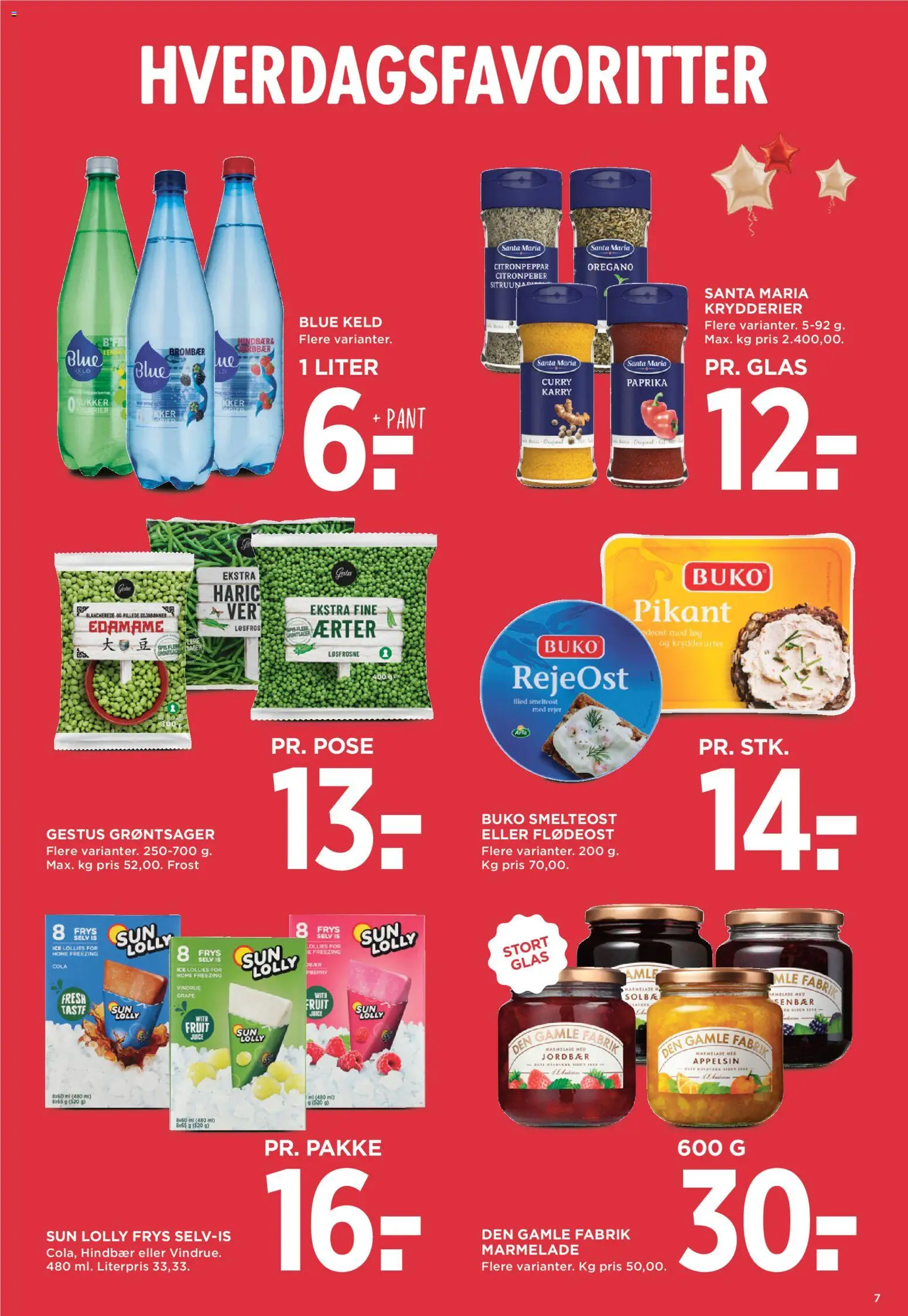 Meny tilbudsavis – gyldig fra 28/08/2026 | Side: 13 | Produkter: Jordbær, Is, Cola, Flødeost