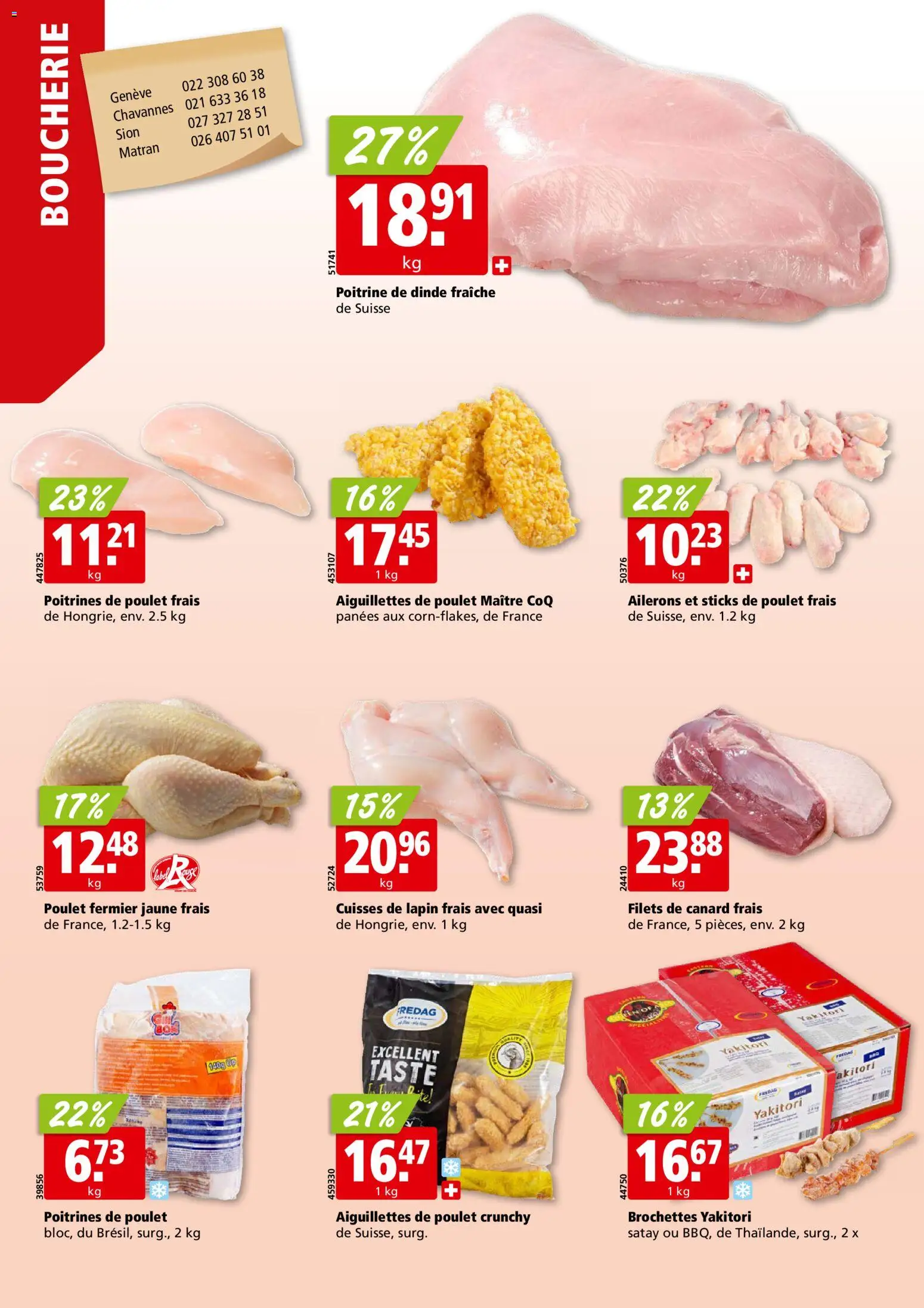 Aligro aktionen Chavannes, Matran, Genève, Sion – gültig ab 18.05.2026 | Seite: 6