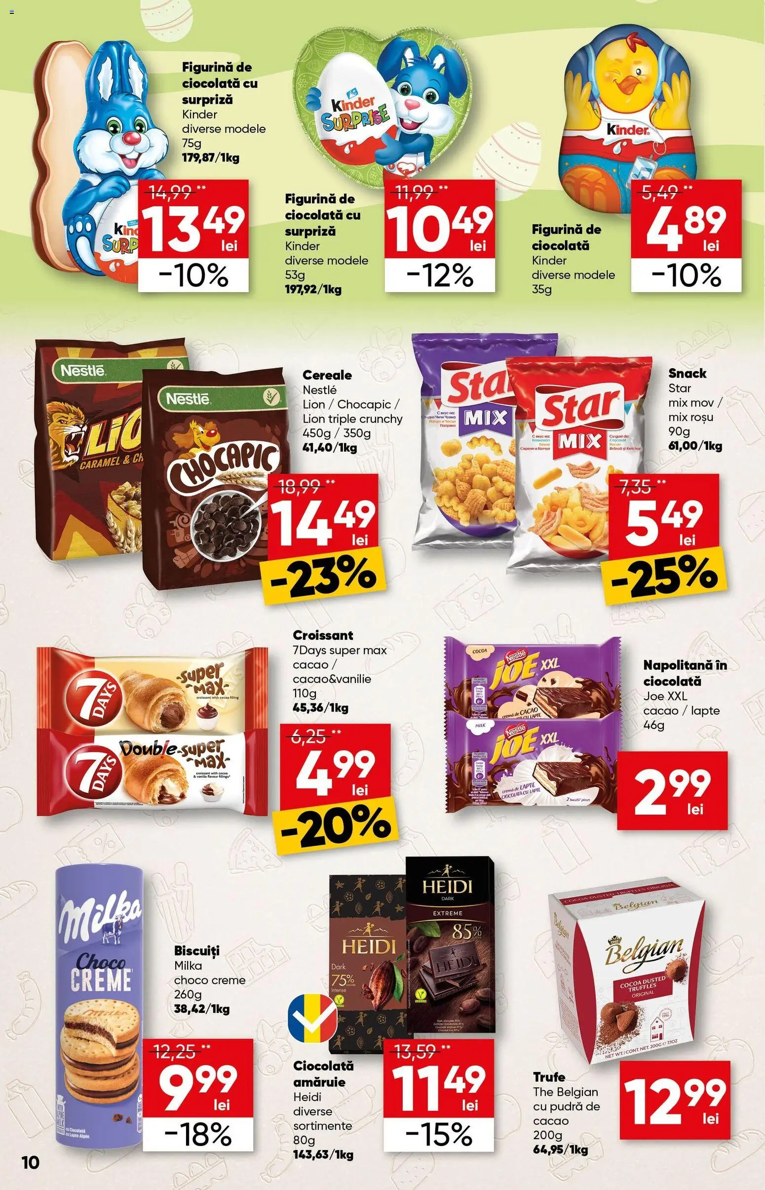 Noul catalog Profi – valabil de la 04.03.2026 | Pagină: 10 | Produse: Lapte, Cremă, Cereale, Cacao