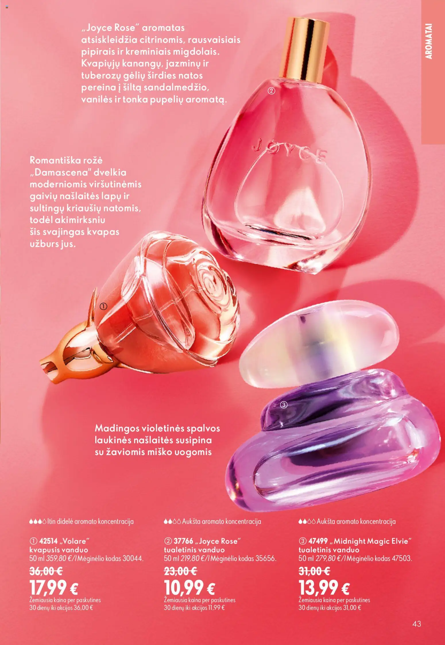 Oriflame akcijos nuo 2026.08.26 | Puslapis: 43 | Prekių: Kvapusis vanduo, Kvapas, Tualetinis vanduo