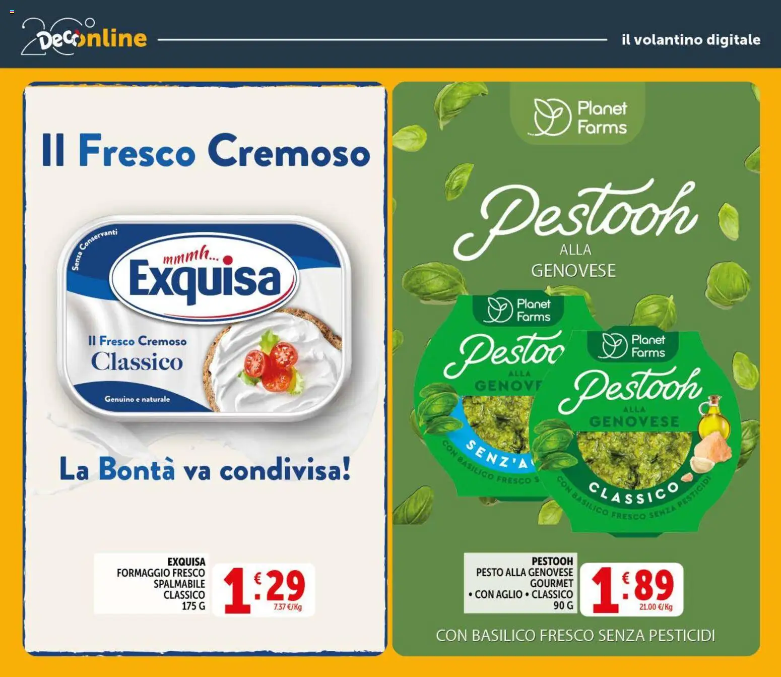 Volantino Decò del 20.05.2026 | Pagina: 26 | Prodotti: Formaggio, Aglio, Pesto, Basilico