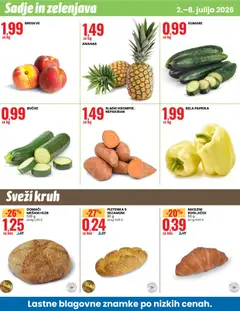 Eurospin katalog akcije – veljaven od 02.07.2026 | Stran: 12 | Izdelki: Paprika, Ananas, Zelenjava, Sadje