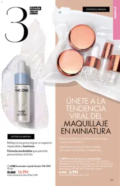 Vista previa Oriflame - Catálogo Campaña 9 válido desde el 24/06/2026 | Página: 63 | Productos: Iluminador, Brillo de labios, Aceite, Crema