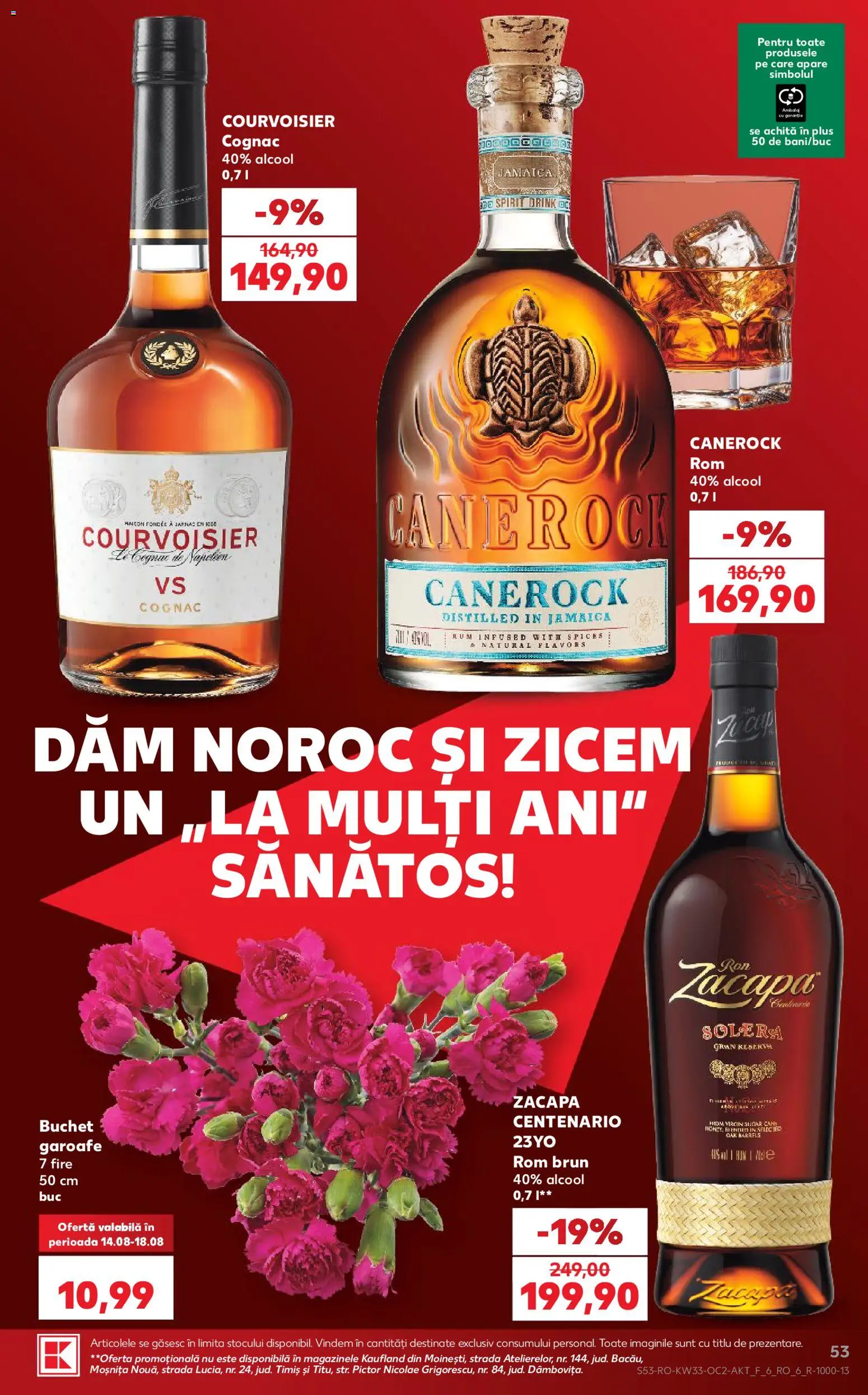 Noul catalog Kaufland – valabil de la 12.08.2026 | Pagină: 53 | Produse: Rom, Plus