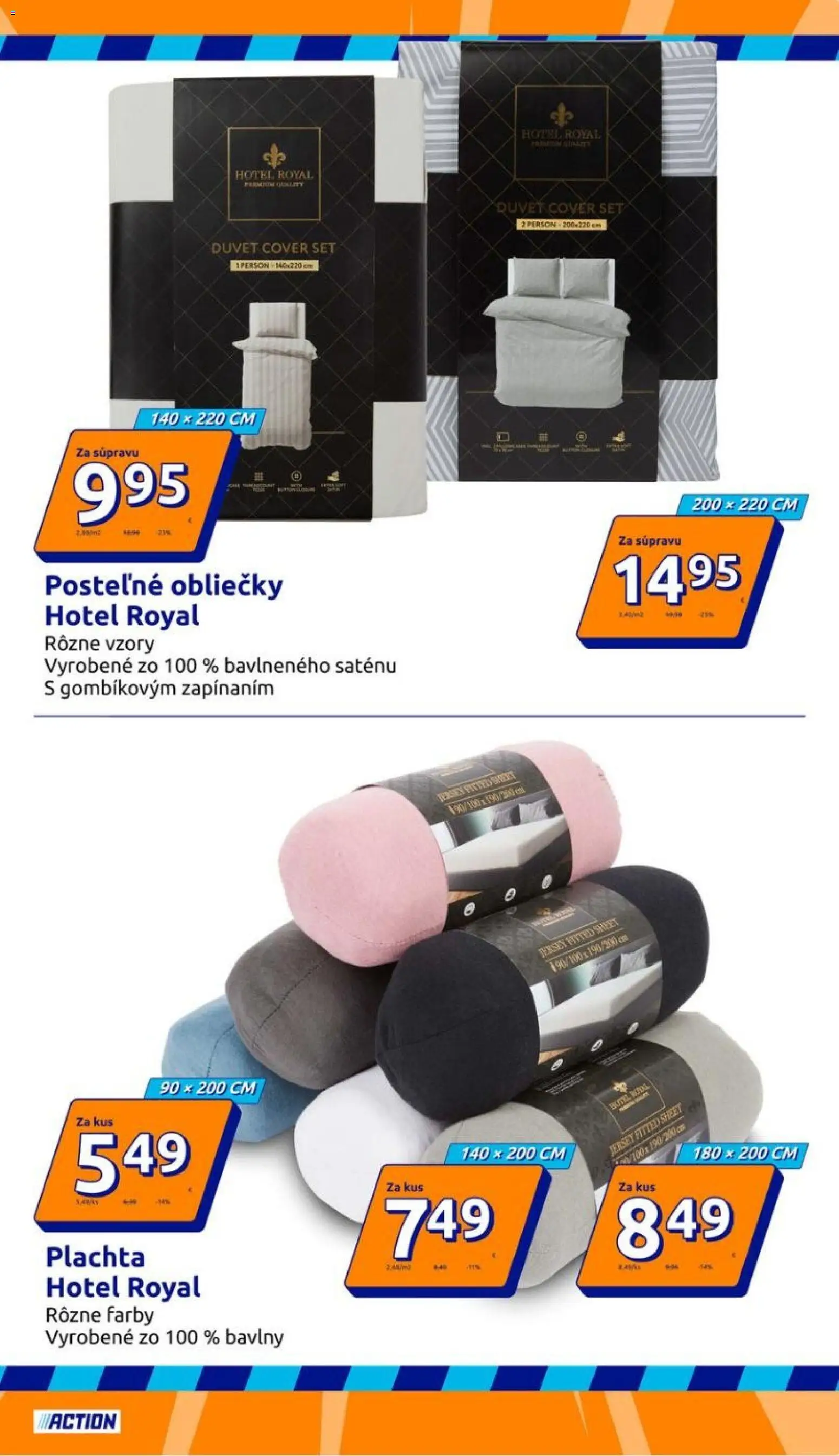 Nové Action akcie – leták je platný od 27.05.2026 | Strana: 17 | Produkty: Plachta, Obliečky