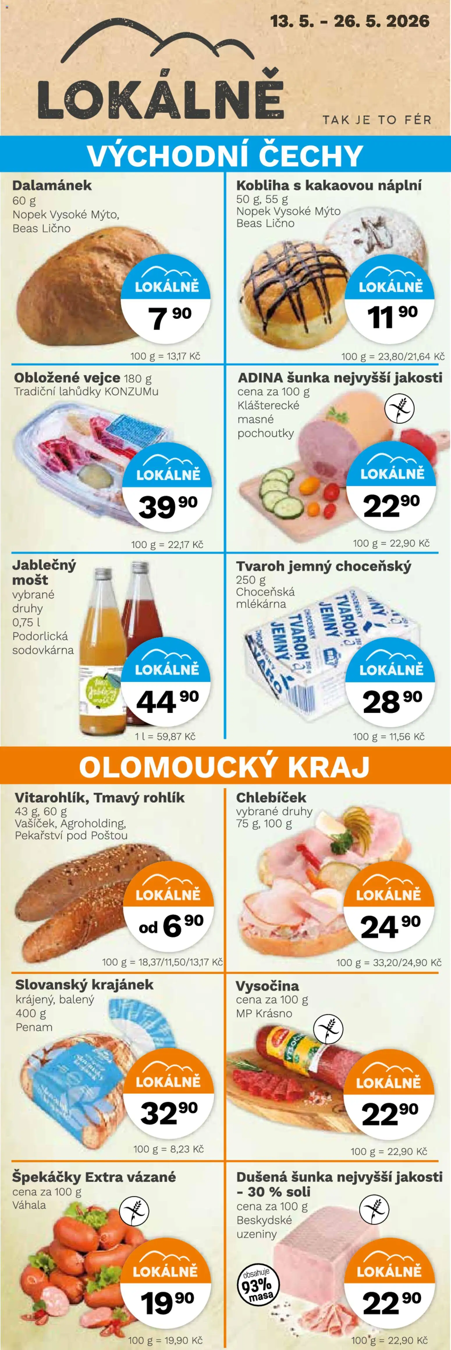 Konzum leták od 13.05.2026 | Strana: 2