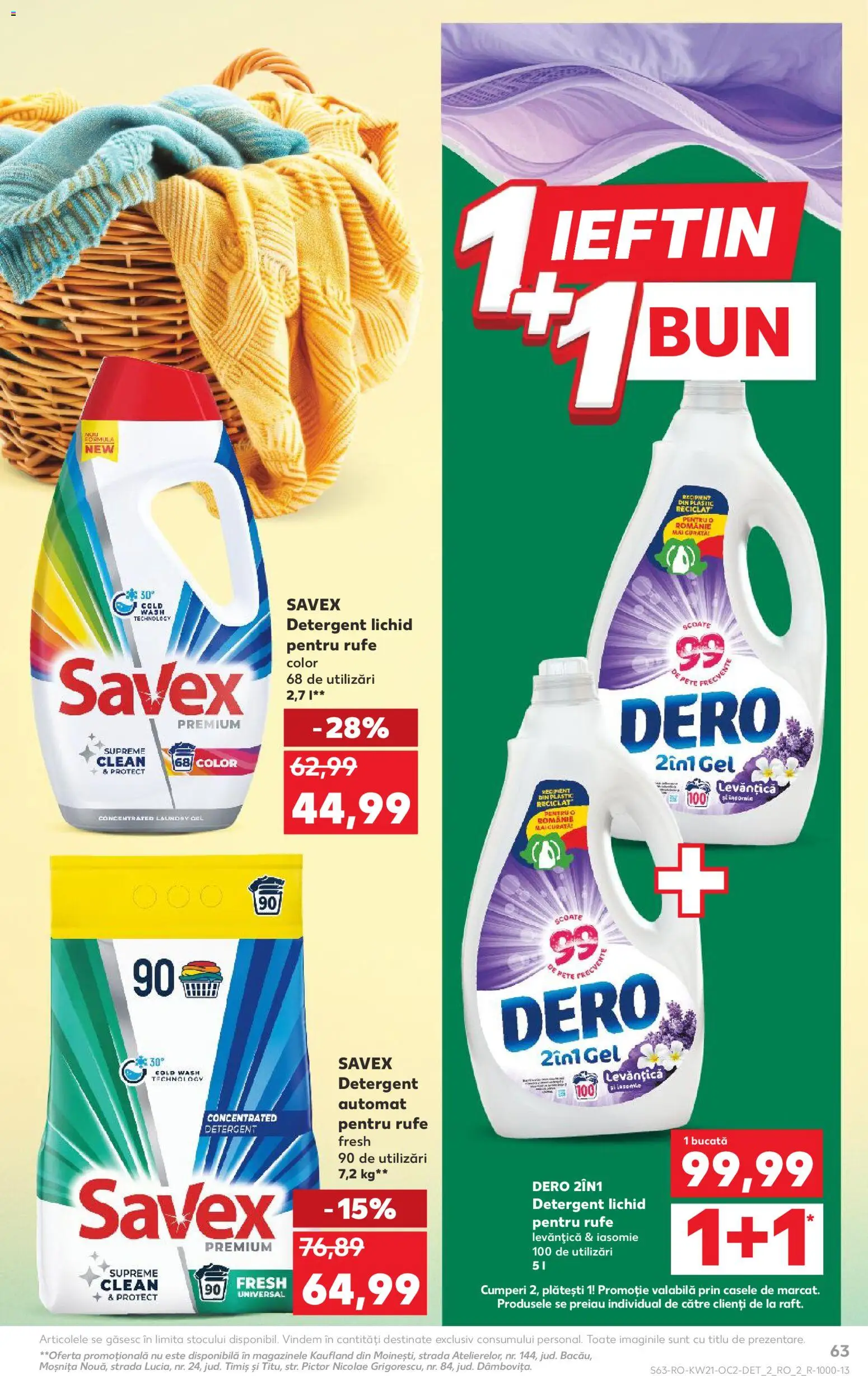 Noul catalog Kaufland – valabil de la 20.05.2026 | Pagină: 63 | Produse: Pomelo, Kedi Ödül Oyuncakları, Detergent