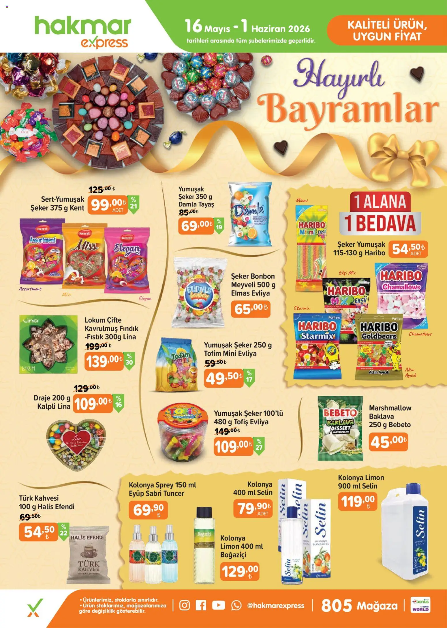 Hakmar Express İndirim - 16.05.2026 tarihinden itibaren geçerlidir | Sayfa: 2 | Ürünler: Fıstık, Şeker, Fındık, Limon