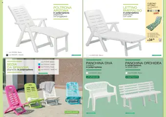 Anteprima del volantino Brico OK volantino Arredo Giardino valido a partire dal 05/03/2026 | Pagina: 20 | Prodotti: Poggiapiedi, Lettino, Orchidea, Poltrona