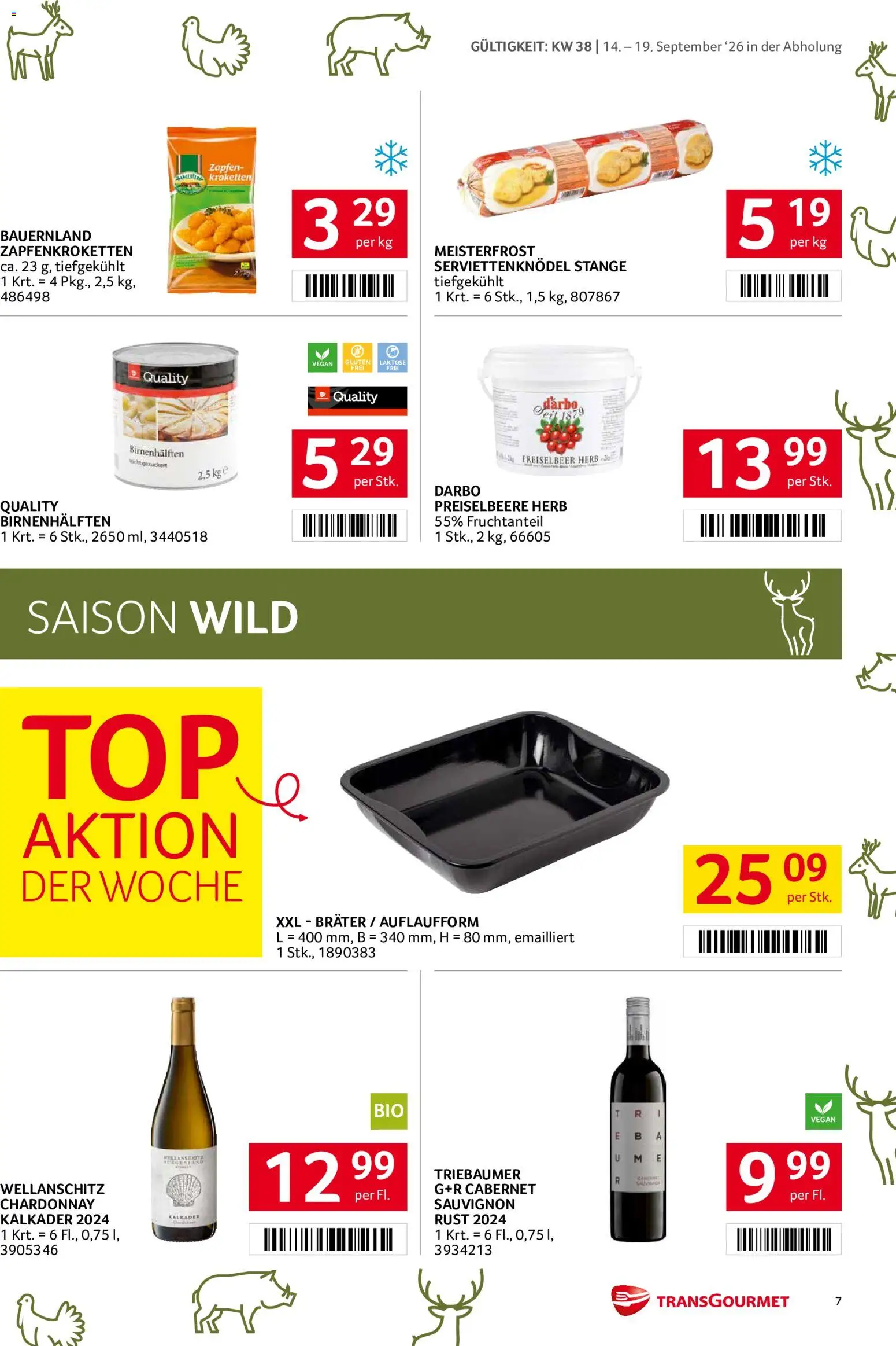 Transgourmet Flugblatt gültig ab 14.09.2026 | Seite: 7