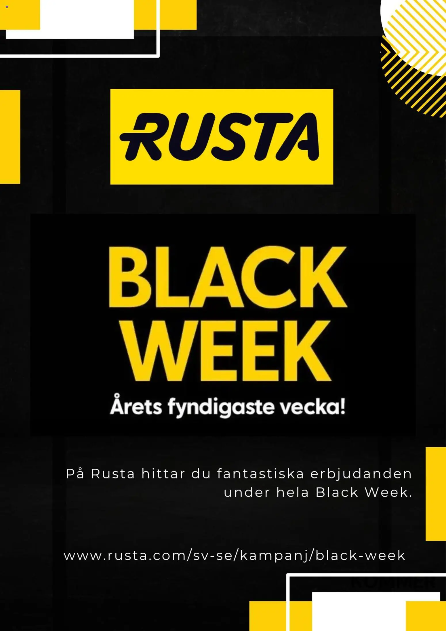 Rusta reklamblad aktuell från 19/10/2026 | Sida: 1