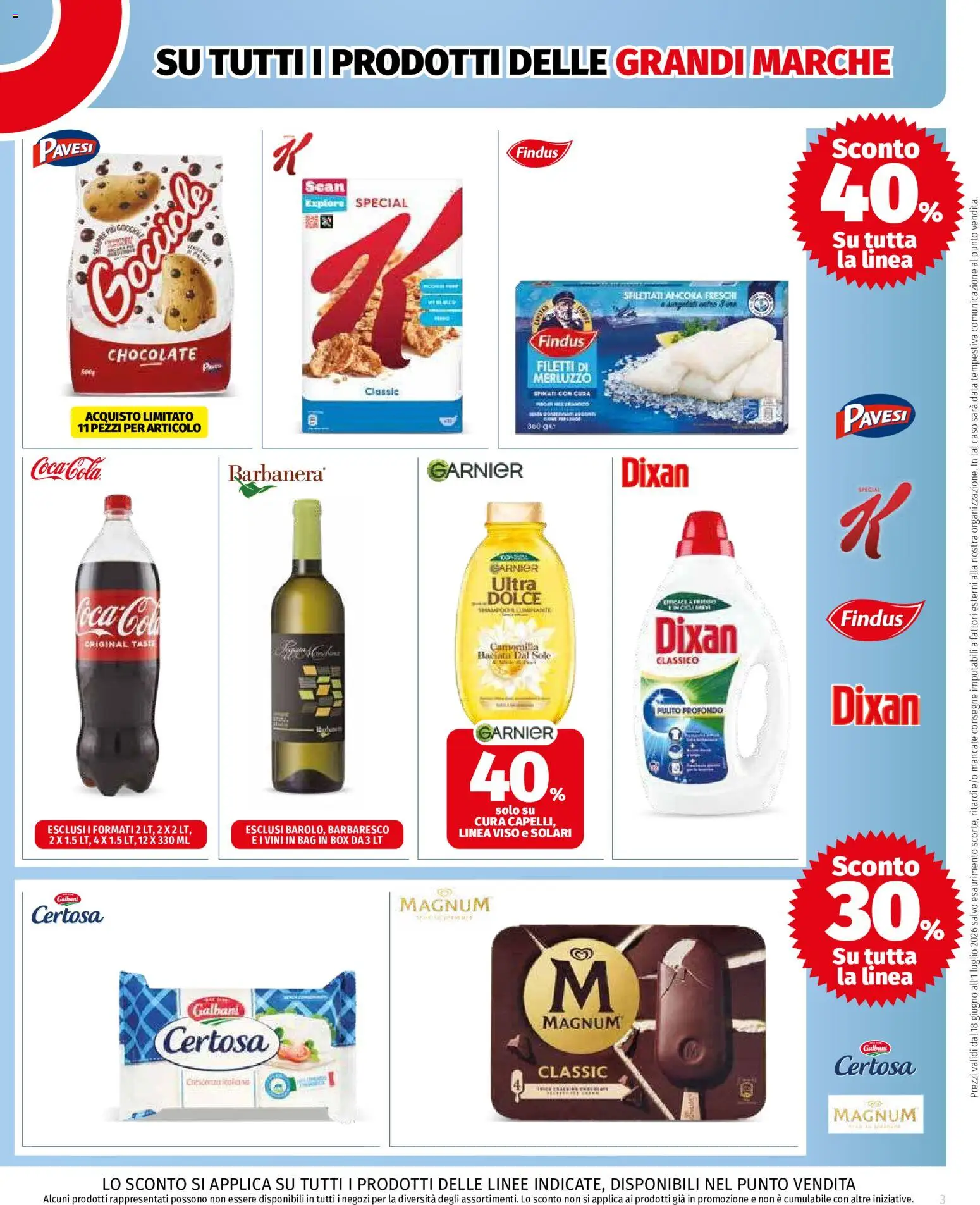 Volantino COOP del 18.06.2026 | Pagina: 3 | Prodotti: Merluzzo, Data