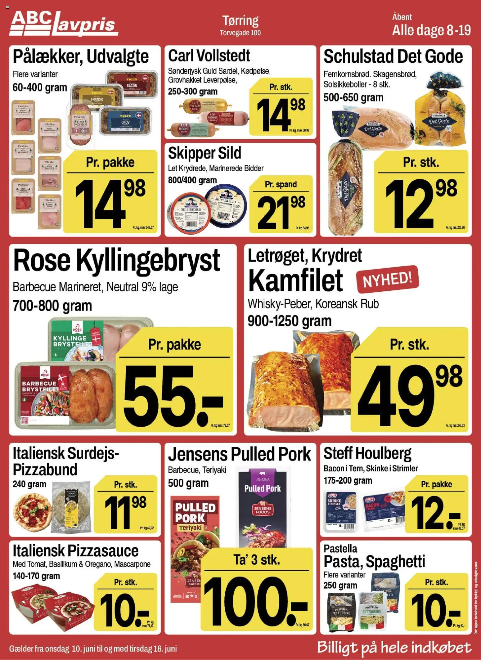 Abc Lavpris tilbudsavis – gyldig fra 10.06.2026 | Side: 5 | Produkter: Skinke, Peber, Bacon, Basilikum