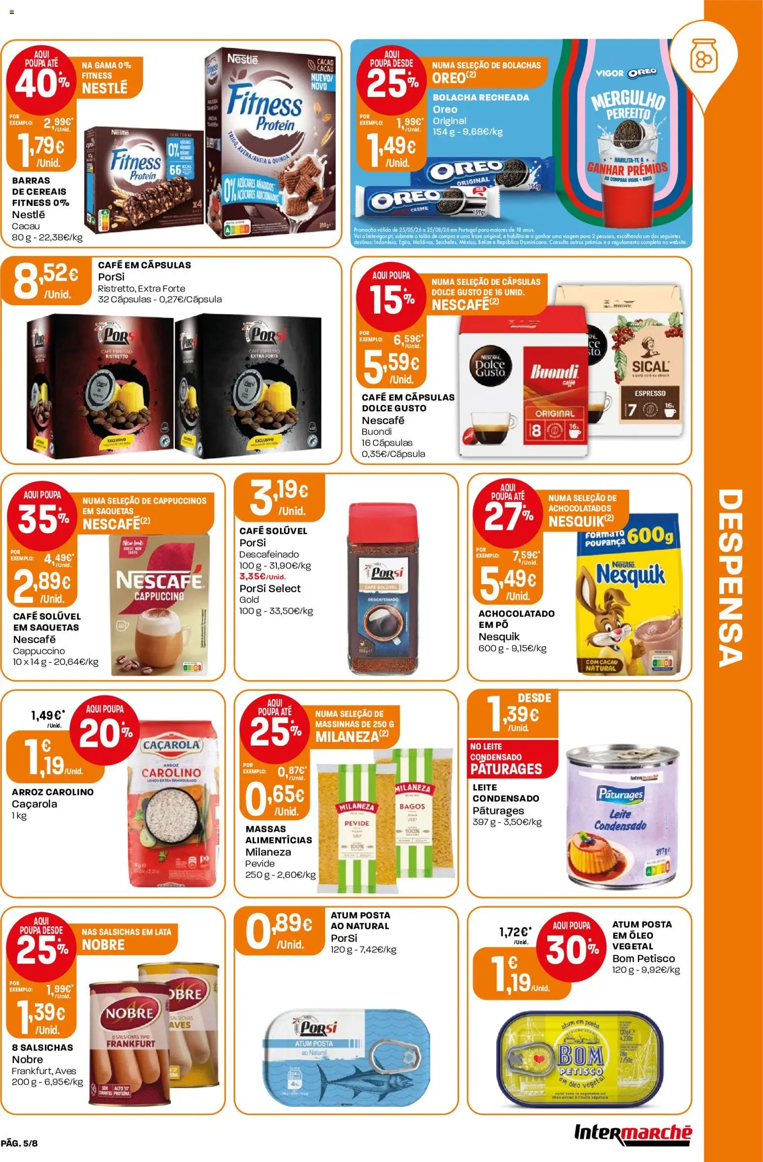 Intermarché Folheto Mini │ válido de 30/07/2026 | Página: 5 | Produtos: Porta, Bolachas, Lombo, Óleo