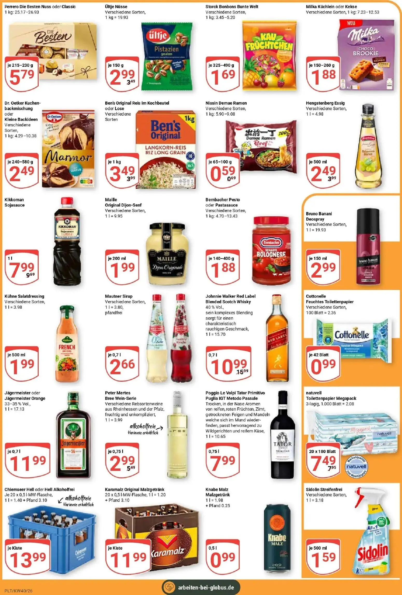 Globus Prospekt Plattling (ab 28.09.2026) » Angebote online | Seite: 4 | Produkte: Milka, Deospray, Kuchen, Kekse