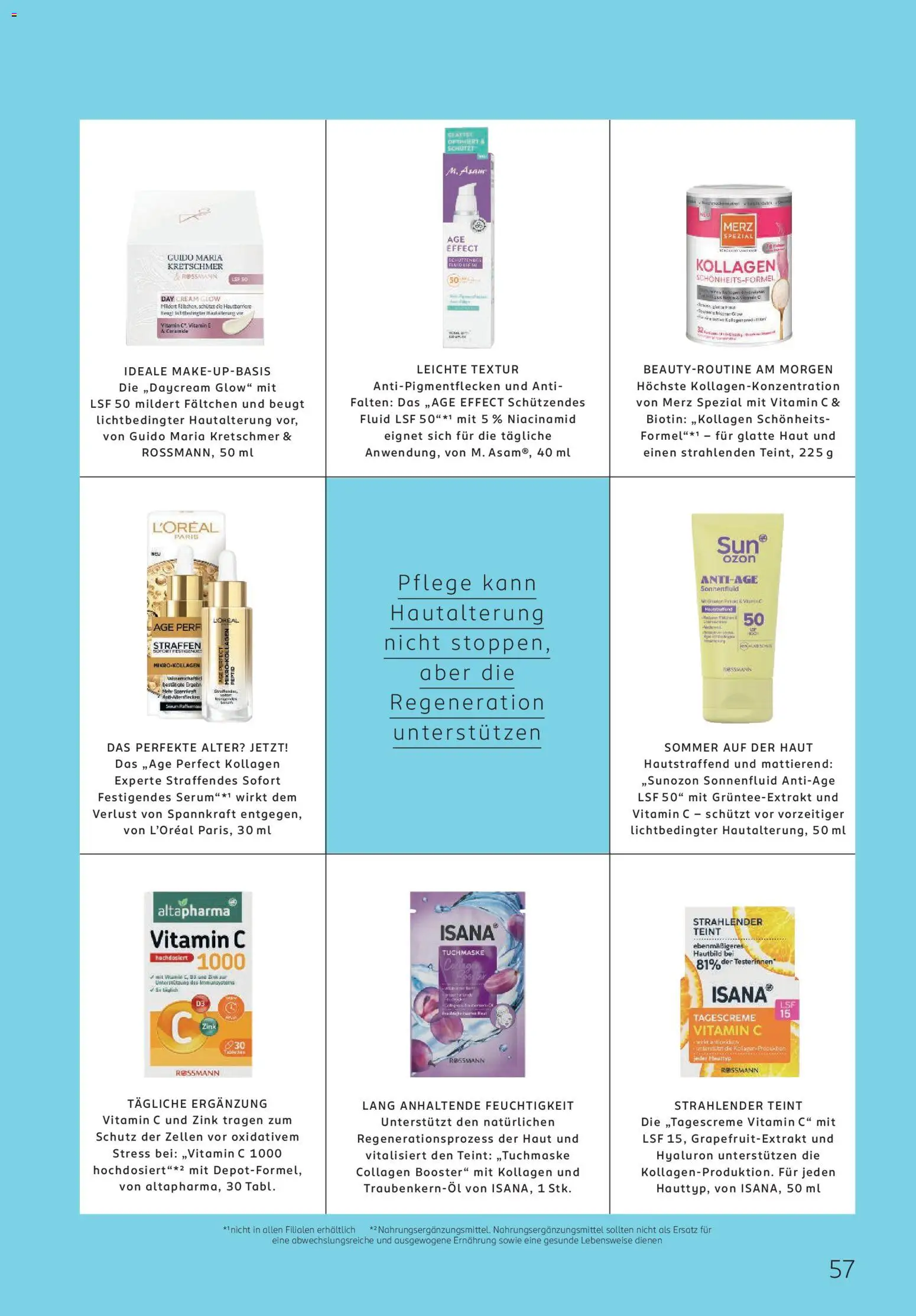 Rossmann Centaur – gültig ab 01.05.2026 | Seite: 57 | Produkte: Serum, Tagescreme, Tuchmaske