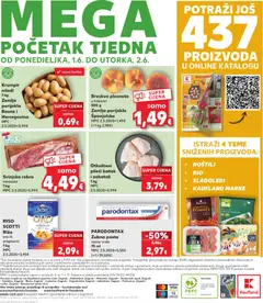 Krumpir mladi, 1 kg, Zemlja porijekla Bosna i Hercegovina - Pregled kataloga iz trgovine Kaufland, vrijedi od 27.05.2026 | Stranica: 32