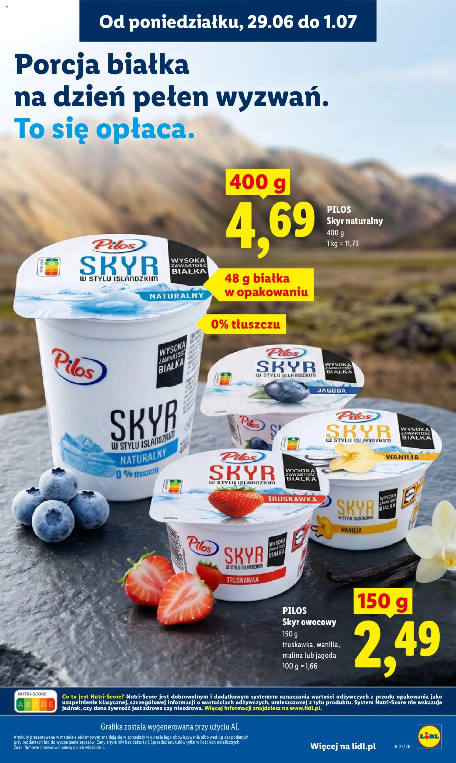 Lidl Polsko leták od 29.06.2026 | Strana: 45 | Produkty: Skyr