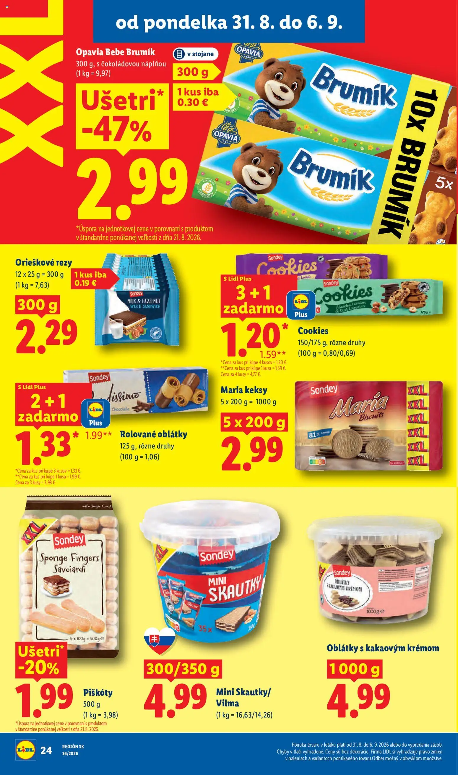 Nové Lidl akcie – leták je platný od 31.08.2026 | Strana: 32