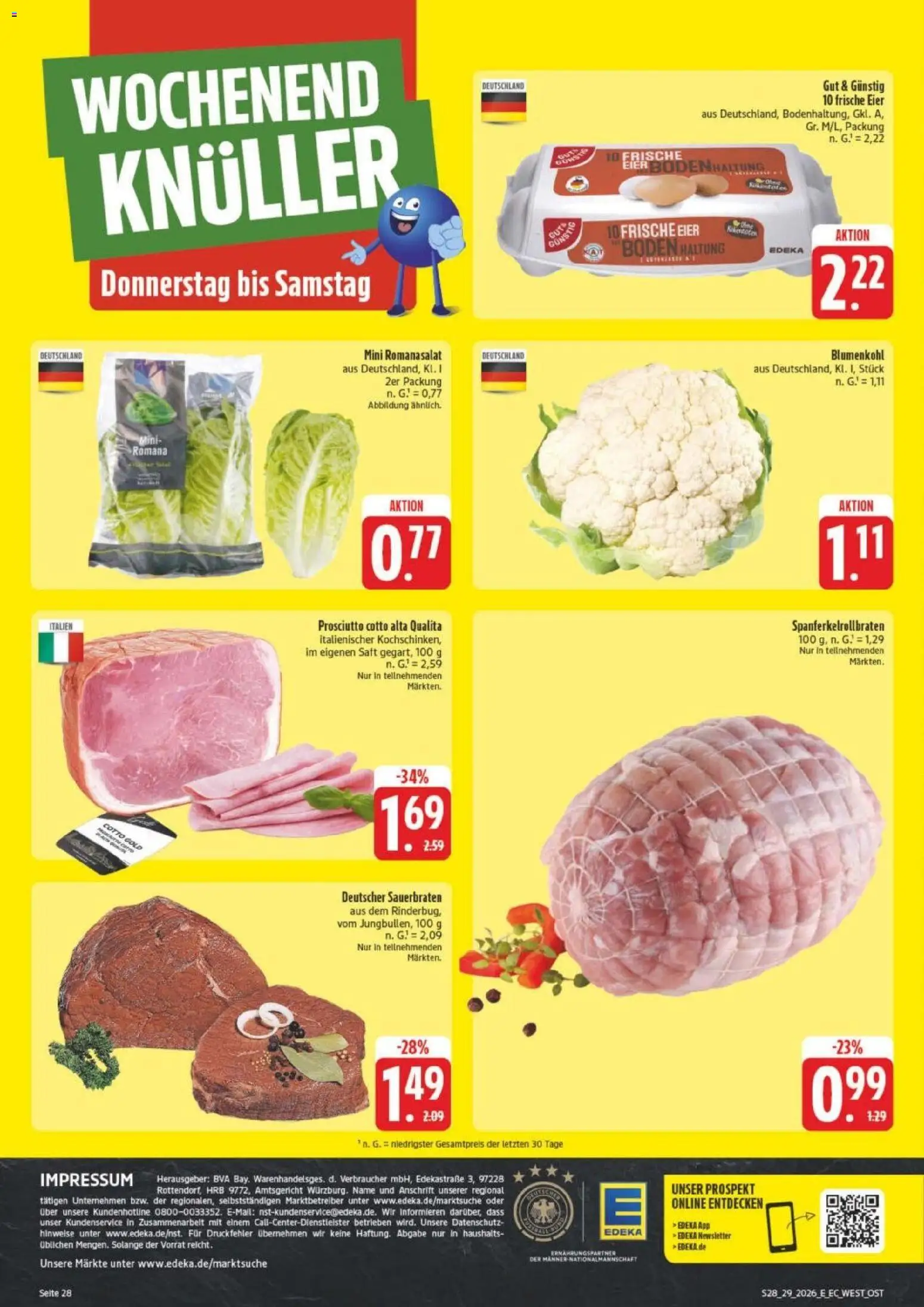 Edeka Prospekt Verrückter Preis – gültig ab 13.07.2026 | Seite: 28