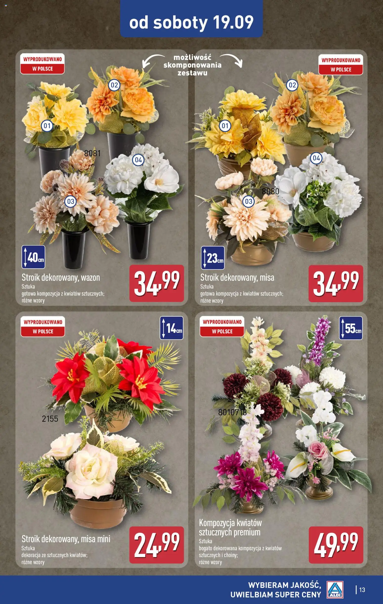 Aldi Polsko leták - Ostatnie sztuki w wybranych sklepach od 16.09.2026 | Strana: 13