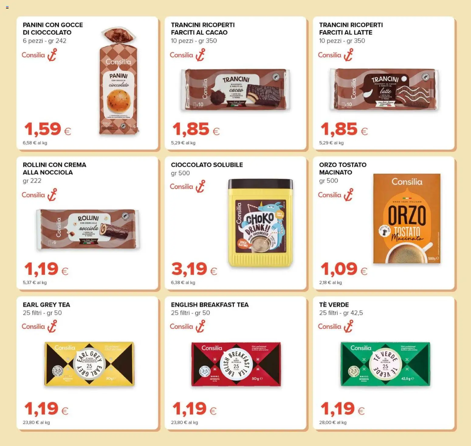 Volantino Tigre del 21/08/2026 | Pagina: 27 | Prodotti: Uova, Cioccolato, Cacao, Tè verde