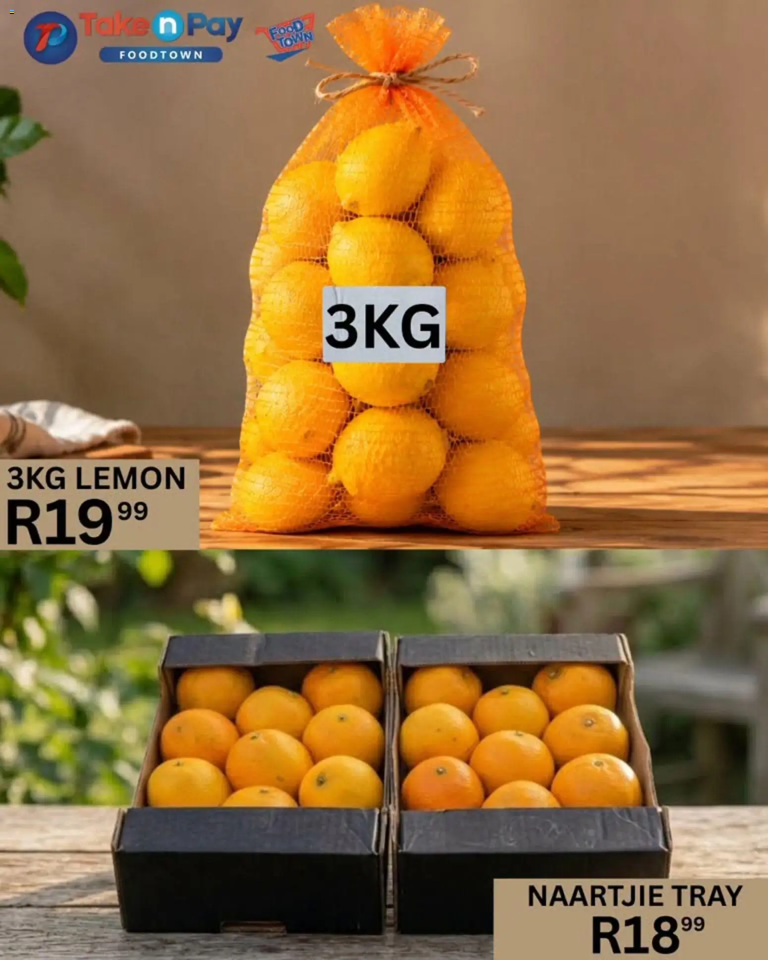 New Take n Pay catalogue – valid from 28/07/2026 | Page: 5 | Products: Tray, Lemon