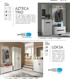 Pogląd oferty "Black Red White Gazetka - Katalog rodzinnych wnętrz" - ważna od 24.05.2024 | Strona: 151 | Produkty: Buty, Lustro, Wieszak, Regał