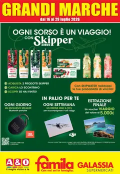 Anteprima del volantino Galassia volantino Supermercati Grandi Marche valido a partire dal 16/07/2026