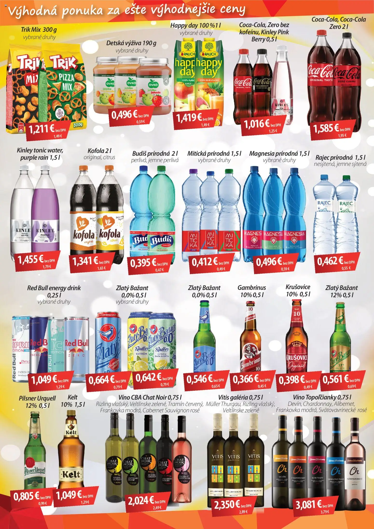 Nové CBA Verex akcie – leták je platný od 05.03.2026 | Strana: 2 | Produkty: Budiš, Krušovice, Magnesia, Mitická