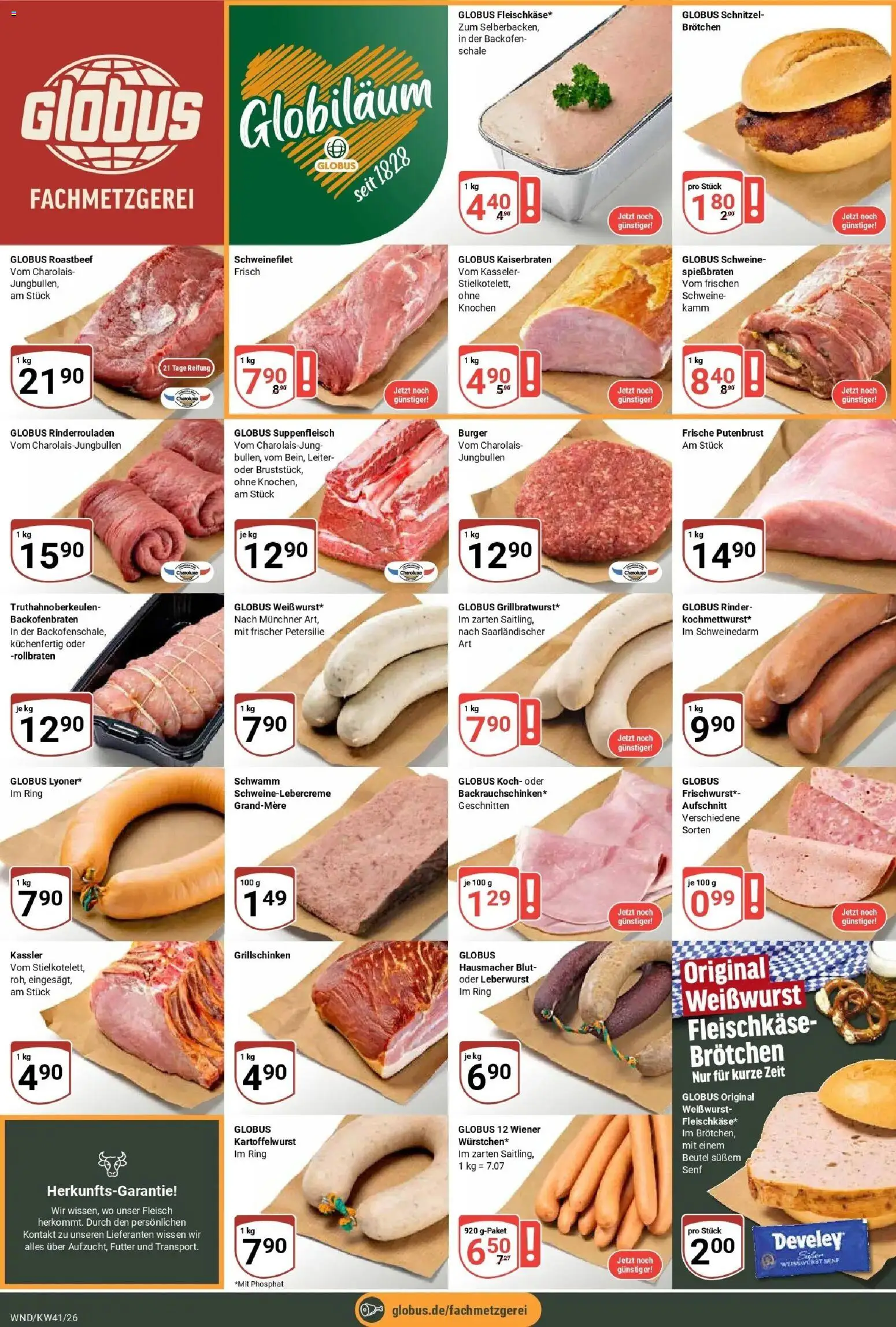 Globus Prospekt St. Wendel (ab 05.10.2026) » Angebote online | Seite: 12 | Produkte: Putenbrust, Schnitzel, Roastbeef, Backofen