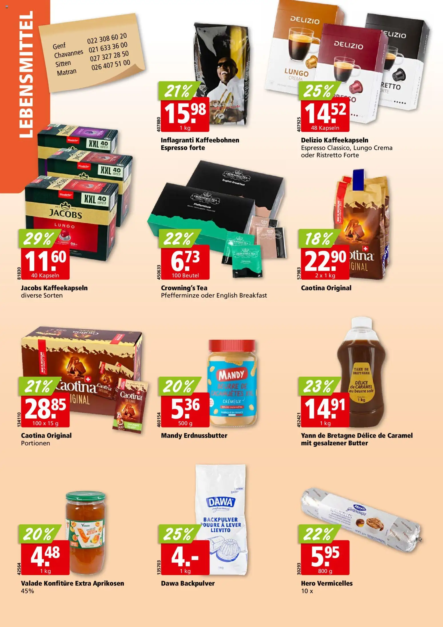 Aligro aktionen Chavannes, Matran, Genf, Sitten – gültig ab 07.09.2026 | Seite: 18 | Produkte: Butter