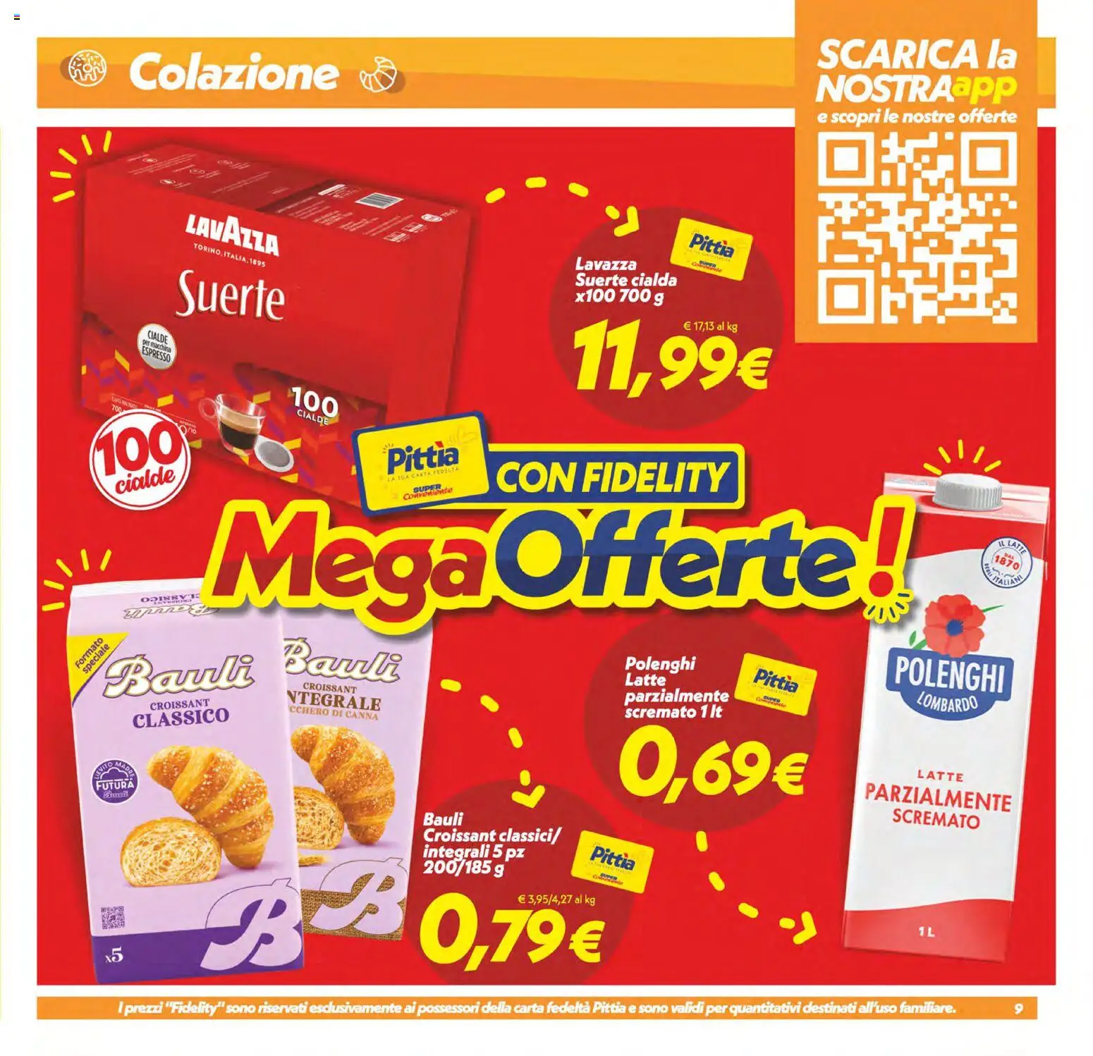 Volantino SuperConveniente del 01/09/2026 | Pagina: 9 | Prodotti: Croissant, Cialde, Lavazza, Cialda